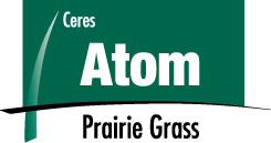 Atom prairie grass logo
